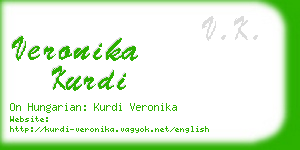 veronika kurdi business card